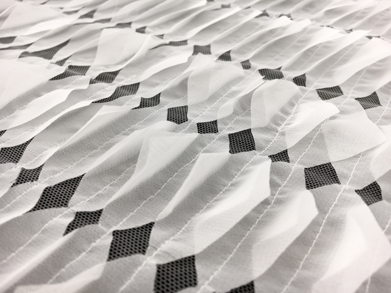 Novelty Chiffon Laser Cut Ruffles on Tulle0