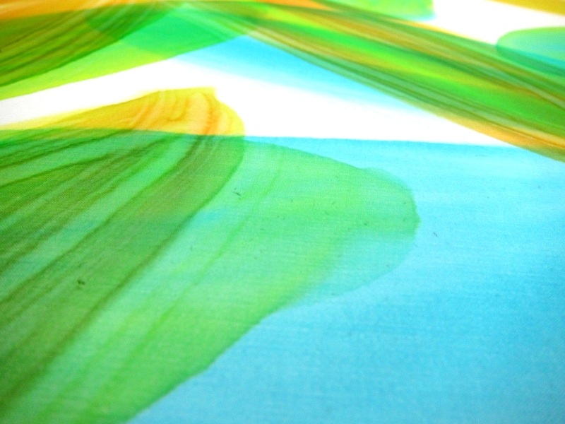 Hand Painted Silk Chiffon2
