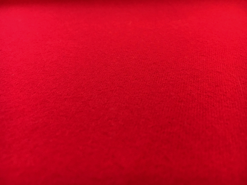 Cotton Flannel in Rich Red0
