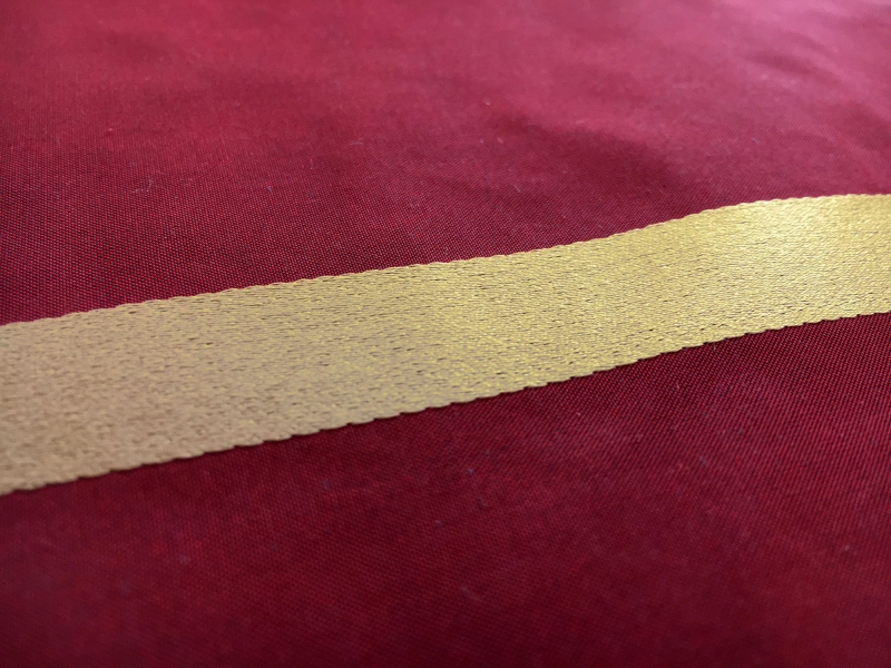 Iridescent Silk Taffeta with Satin Stripes0