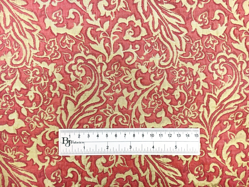 Metallic Brocade with Ornate Patterns1