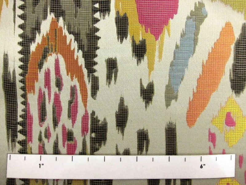Viscose Blend Ikat 1