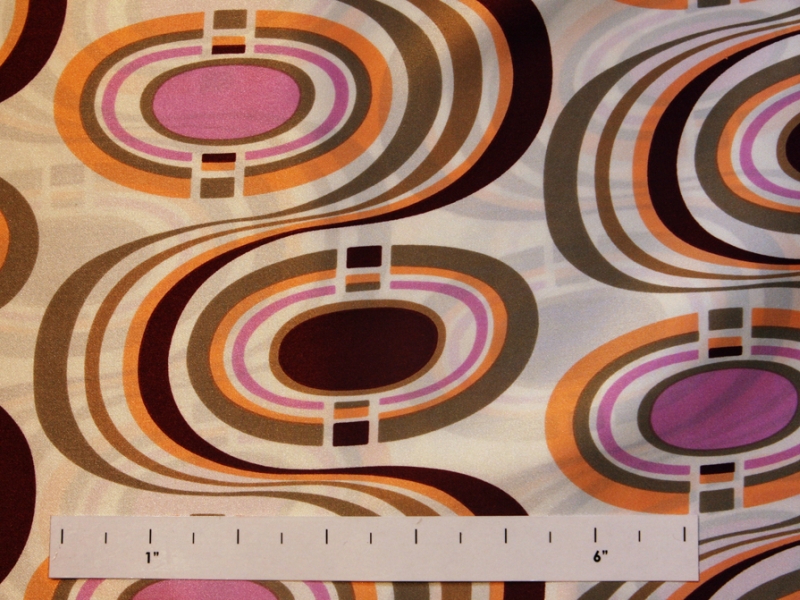 Printed Silk Charmeuse0