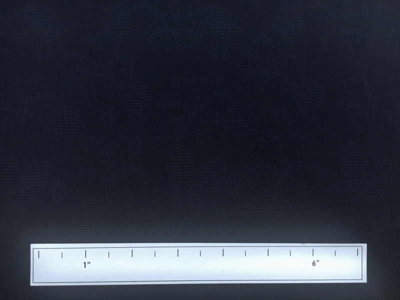 Swiss Cotton Floral Brocade in Navy3