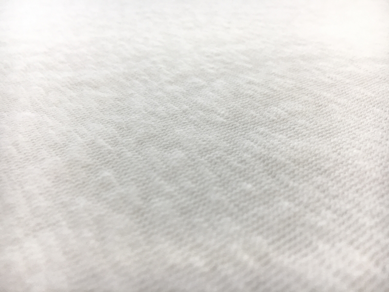 Japanese Cotton Blend Terry Knit in White3