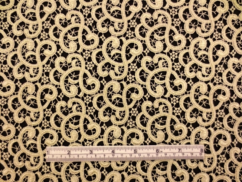 Metallic Guipure Lace1