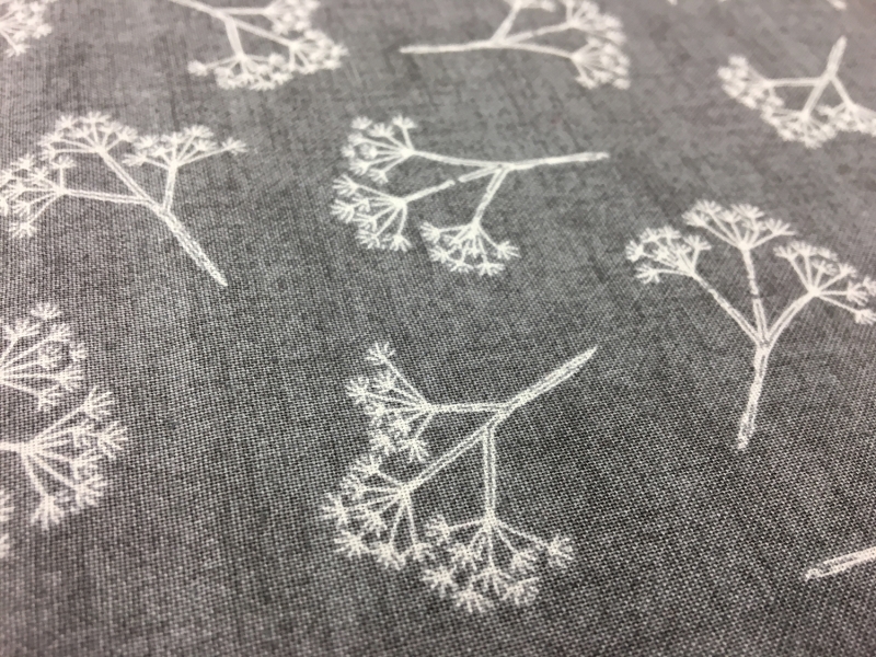 Cotton Broadcloth Print with Baby's Breath 2