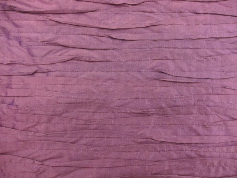 Iridescent Tucked Silk Shantung0