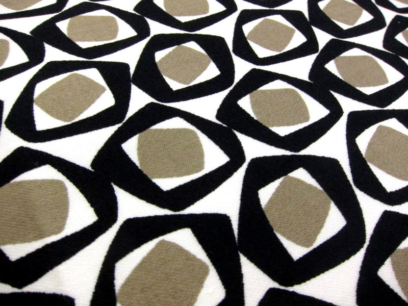 Geometric Cotton Lycra Sateen Print0