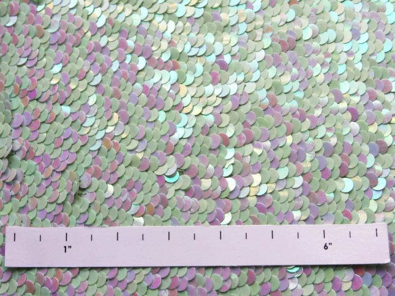 Paillettes on Silk Chiffon2