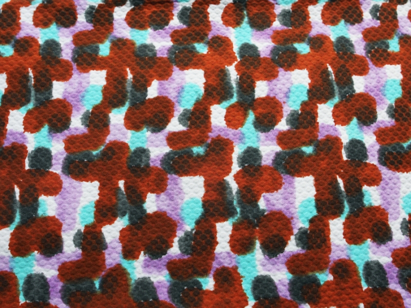 Cotton Pique Print0