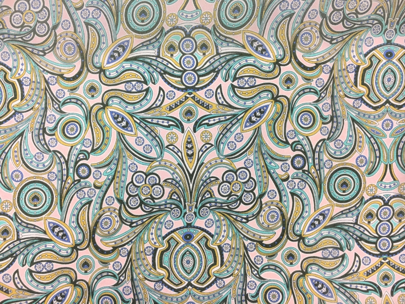 Liberty of London Silk Chiffon Paisley Print0