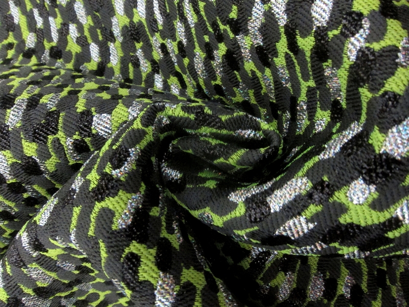 Metallic Silk Blend Jacquard3