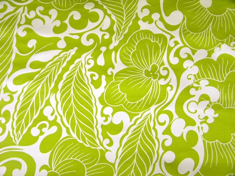 Printed Silk Charmeuse0