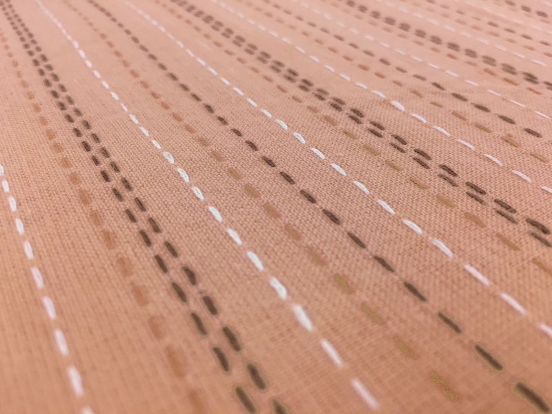 Cotton Woven Novelty With Stitched Stripes2