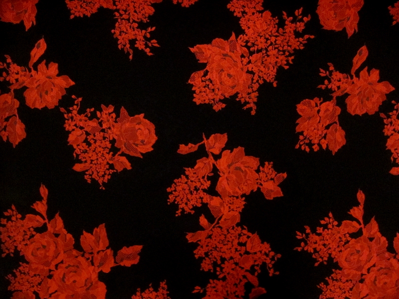 Polyester Silk Blend Double Face Metallic Appliqued Zibelline0