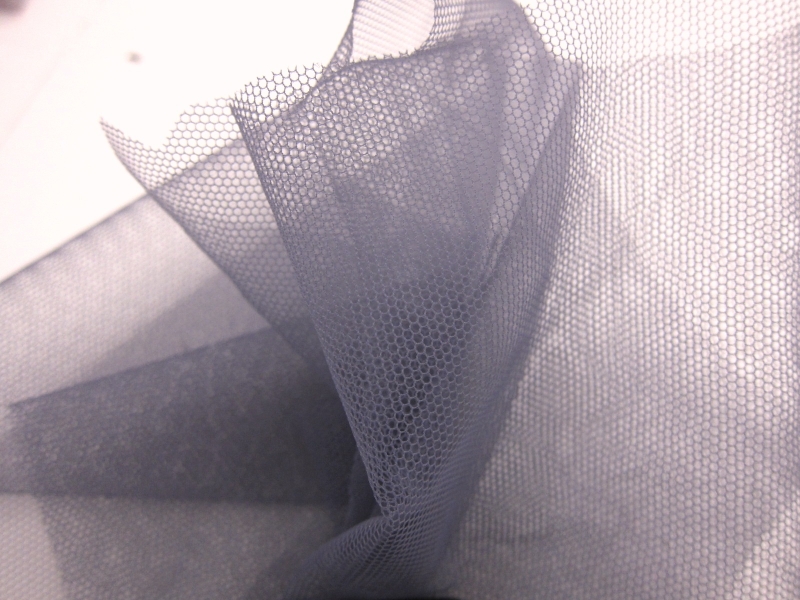 Italian Nylon Tulle in Inchiostro1