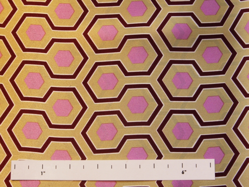 Printed Silk Charmeuse0