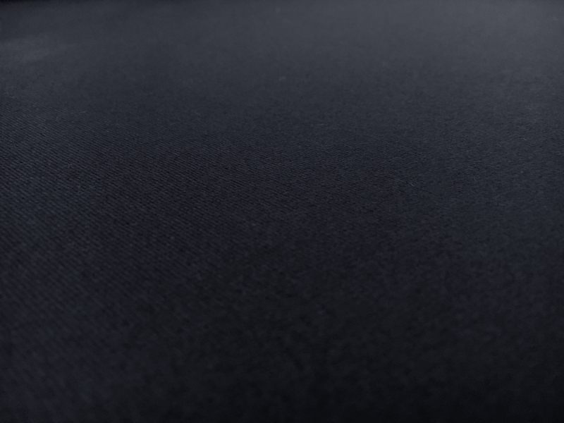 English Heavy Wool Satin in Navy0