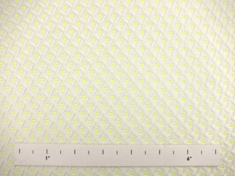 Cotton Blend Brocade (in Neon Yellow)1