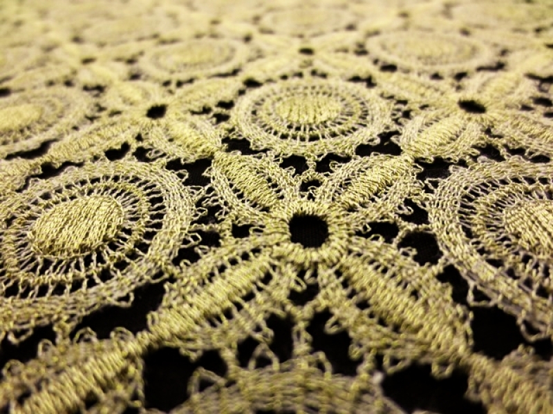 Metallic Guipure Lace2