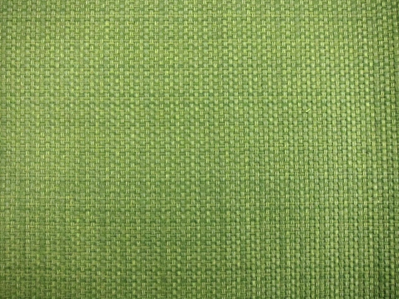 Cotton Blend Basketweave Upholstery in Leaf Green0