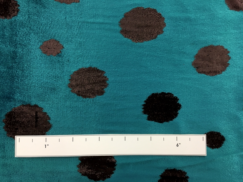 Silk Lurex Panné Velvet with Dots1