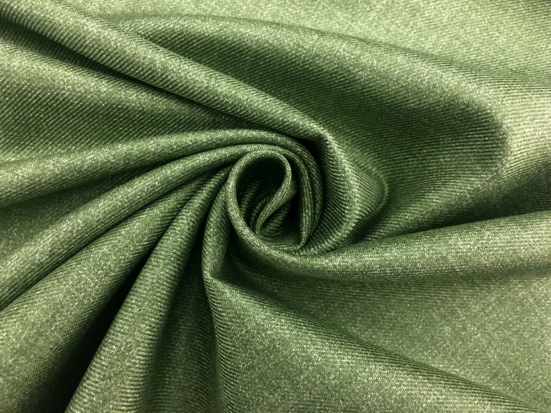 Italian Pure Silk Suiting in Green1