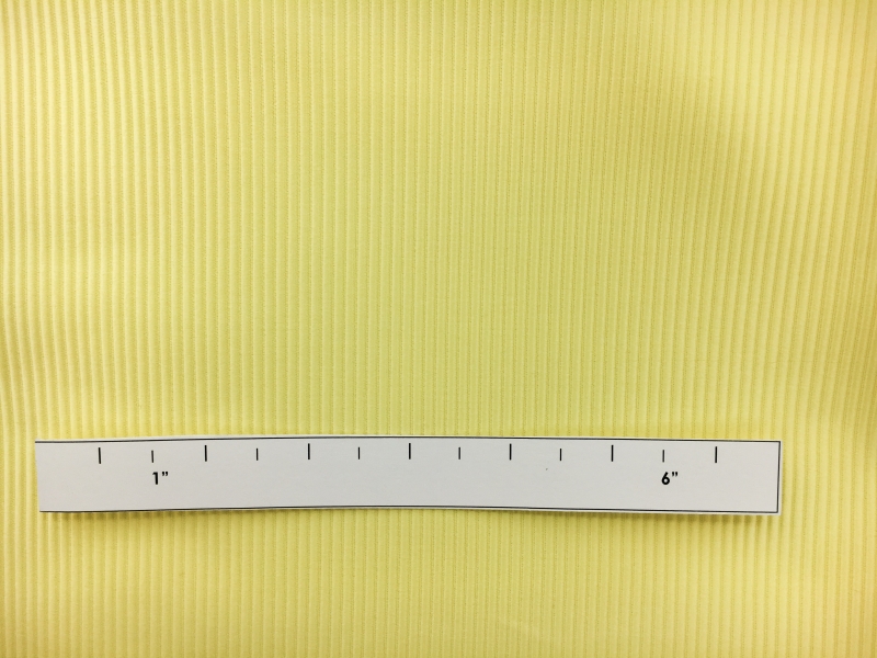 Italian Cotton and Acetate Ottoman in Citronella1