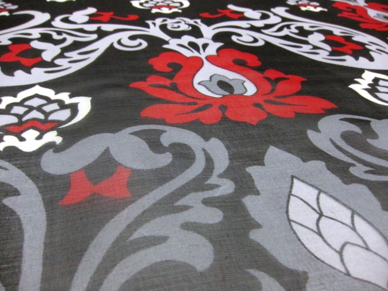 Printed Silk Chiffon1