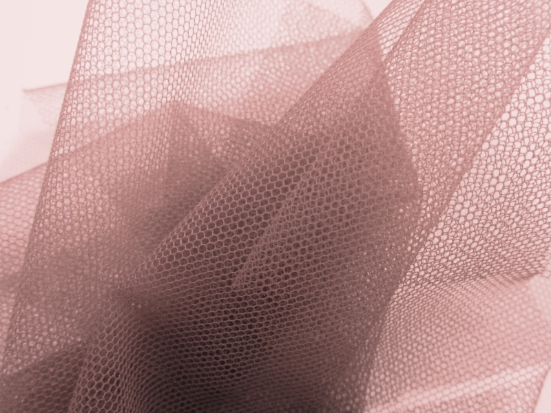 Italian Nylon Tulle in Corteccia1