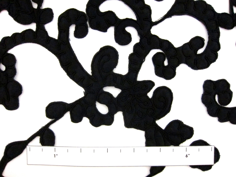 Corded Satin Appliqué on Illusion2