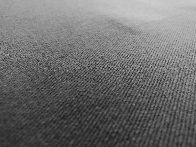 12oz Brushed Cotton Denim in Graphite0