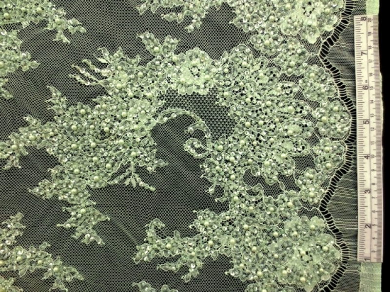 Beaded Chantilly Lace0