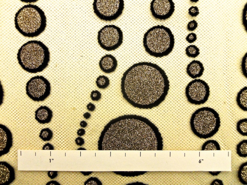 Flocked Metallic Tulle1