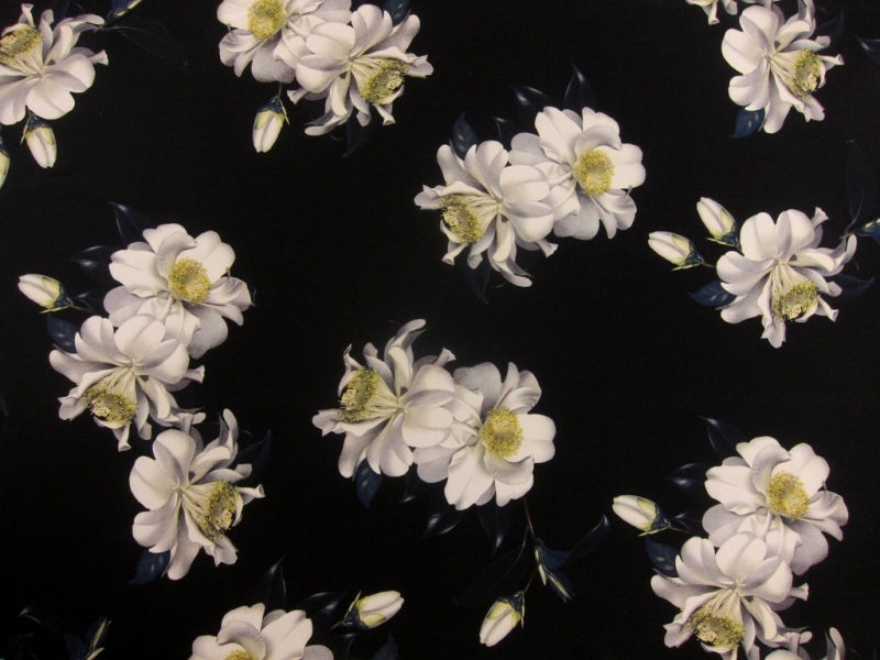 Printed Silk Mikado0