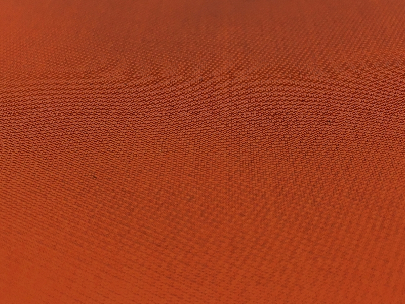 Silk and Polyester Zibeline in Burnt Orange1
