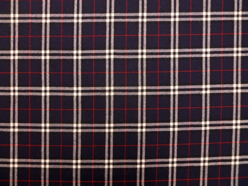 Virgin Wool Plaid0