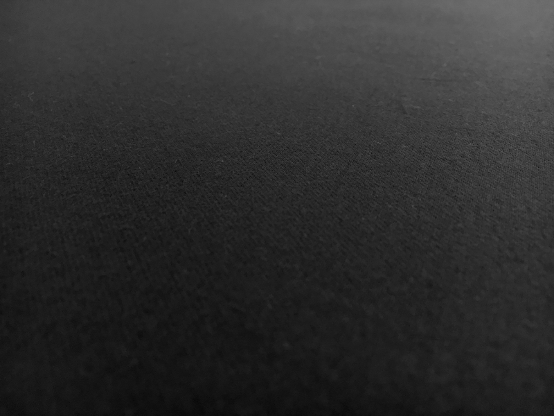 Japanese Extra Fine Cotton Flannel in Black0