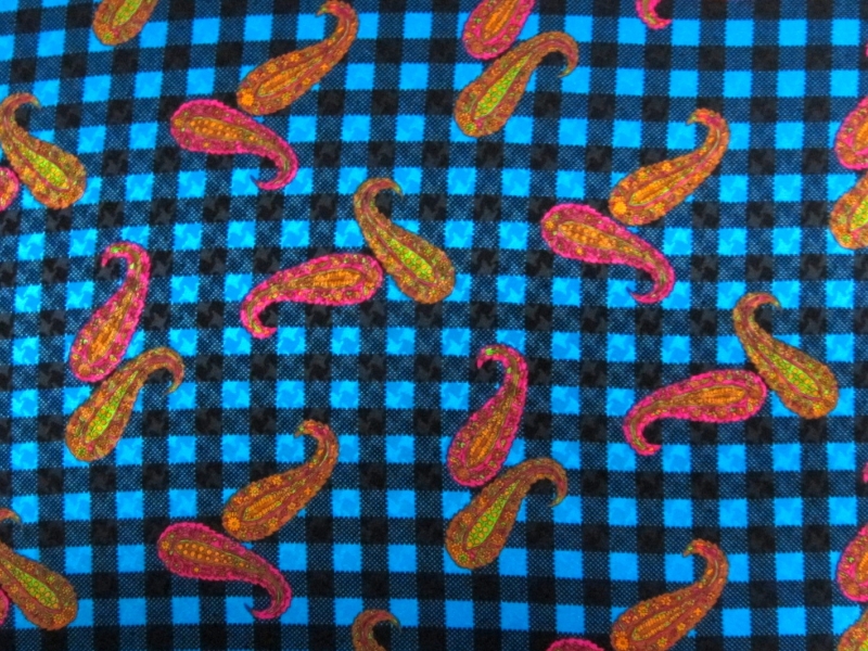 Printed Silk Jacquard0