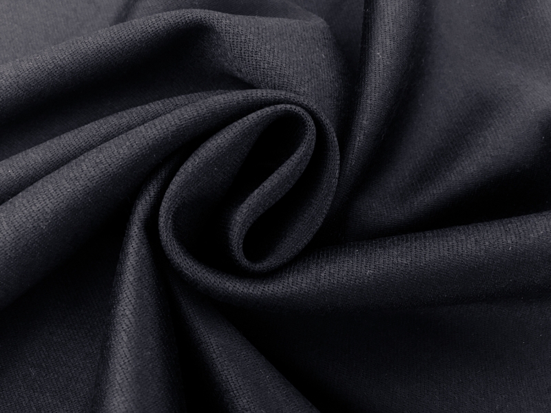 Italian Wool Satin Faille in Navy1