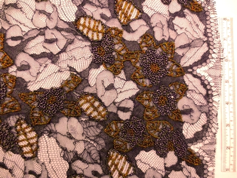 Beaded Chantilly Lace0