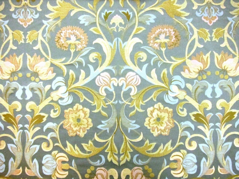 Metallic Viscose Blend Brocade0