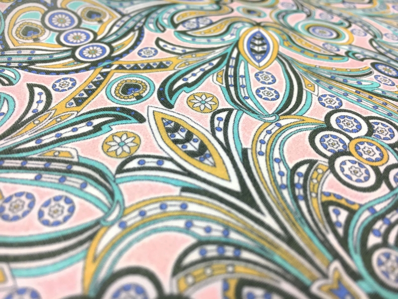 Liberty of London Silk Chiffon Paisley Print2