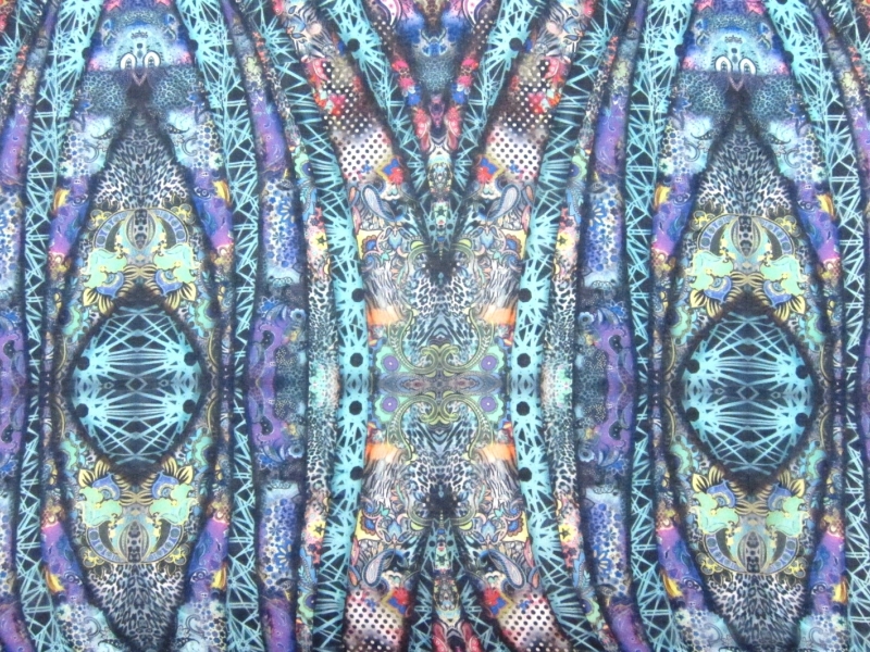 Printed Silk Chiffon0