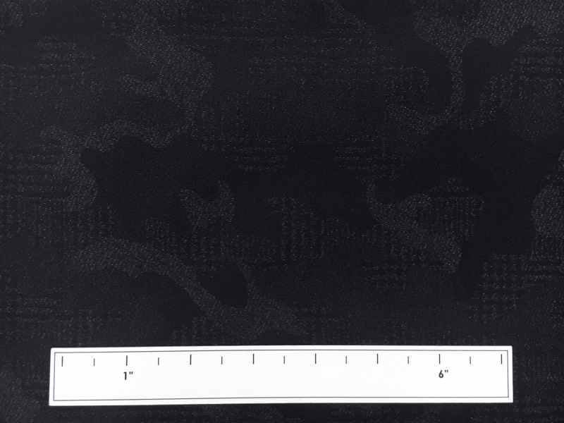 Italian Metallic Wool Camouflage Suiting in Navy3