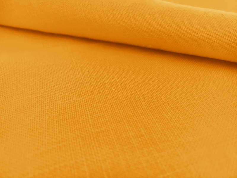 Belgian Sanforized Linen in Egg Yolk Yellow0