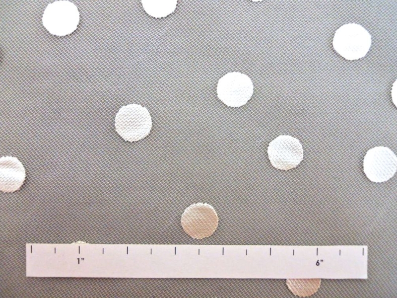 Painted Polka Dots on Tulle1