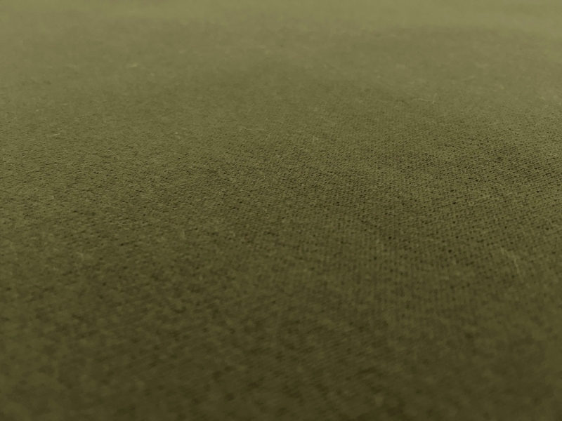 Japanese Cotton Sweatshirt Fleece in Olive Green2