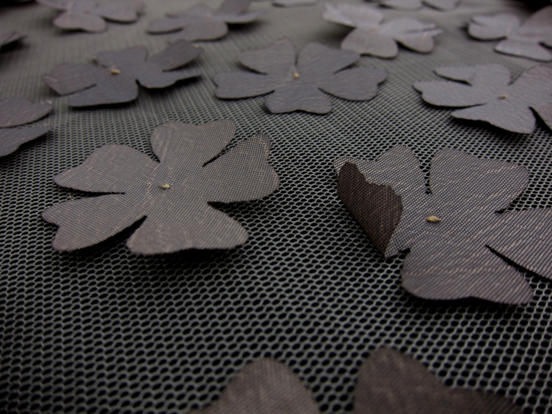 Flowers Appliqué on Tulle2